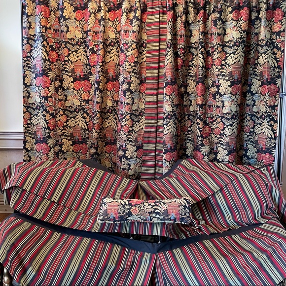 Custom made Asian Inspired Tapestry for a Window or as a Headboard Backdrop - Picture 3 of 15